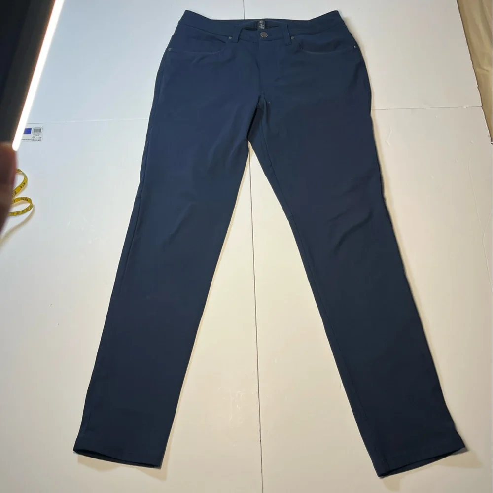 Lululemon Men’s 30 True Navy ABC Slim-Fit 5 Pocket Pant 30L Warpstreme Trousers